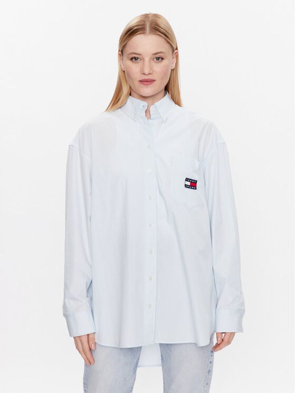 Tommy Jeans Tommy Jeans Риза Super DW0DW15199 Син Oversize