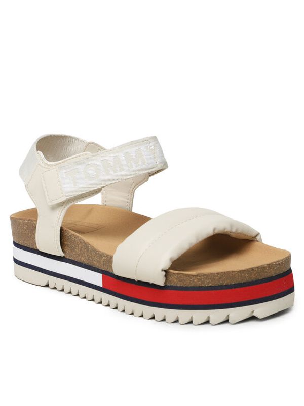 Tommy Jeans Tommy Jeans Сандали Flag Outsole Tommy Jeans Sandal EN0EN02122 Бежов