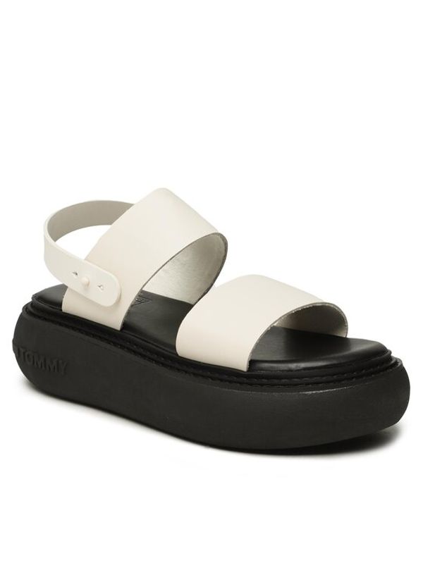 Tommy Jeans Tommy Jeans Сандали Volume Sandal Stripe EN0EN02077 Бял