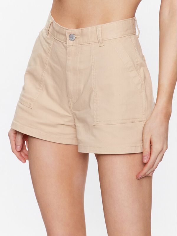 Tommy Jeans Tommy Jeans Шорти от плат DW0DW15588 Бежов Regular Fit