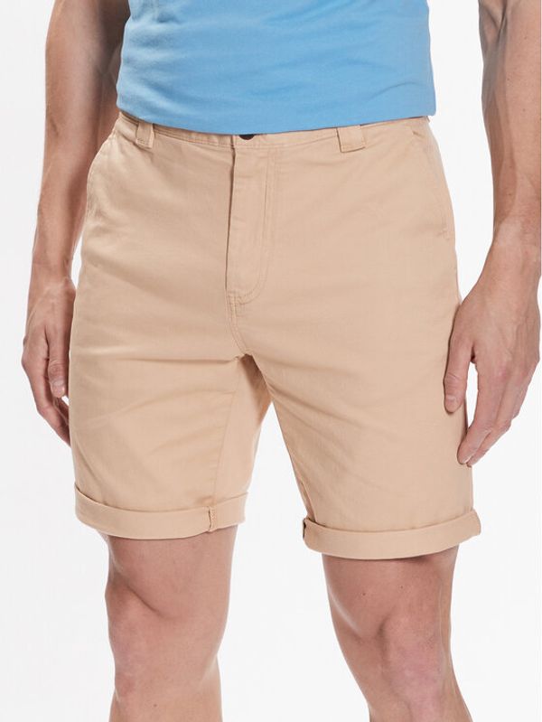 Tommy Jeans Tommy Jeans Шорти от плат Scanton DM0DM13221 Бежов Regular Fit