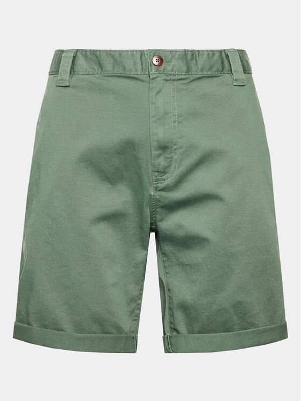 Tommy Jeans Tommy Jeans Шорти от плат Scanton DM0DM13221 Зелен Slim Fit