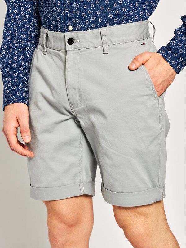 Tommy Jeans Tommy Jeans Шорти от плат Tjm Essential Chino DM0DM05444 Сив Regular Fit