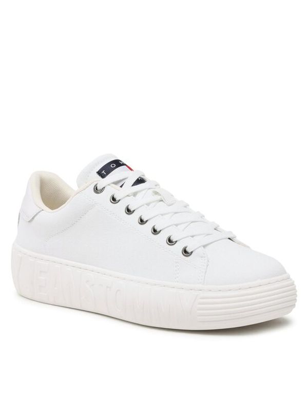 Tommy Jeans Tommy Jeans Сникърси Canvas Outsole EM0EM01160 Бял