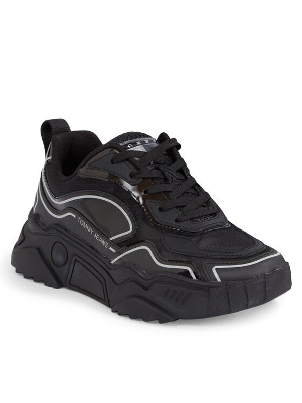 Tommy Jeans Tommy Jeans Сникърси Chunky Runner EN0EN02190 Черен