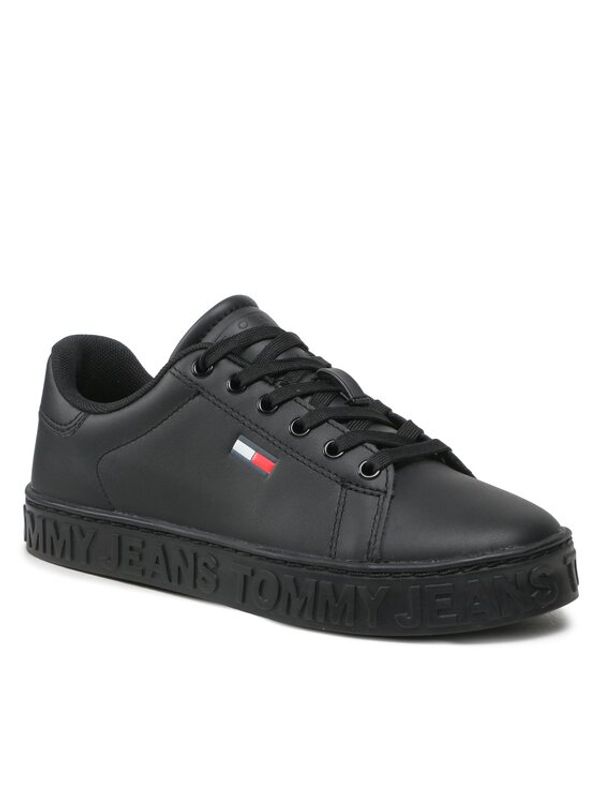 Tommy Jeans Tommy Jeans Сникърси Cool Tommy Jeans Sneaker Ess EN0EN02042 Черен