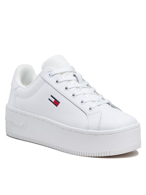Tommy Jeans Tommy Jeans Сникърси Flatform Ess EN0EN02043 Бял