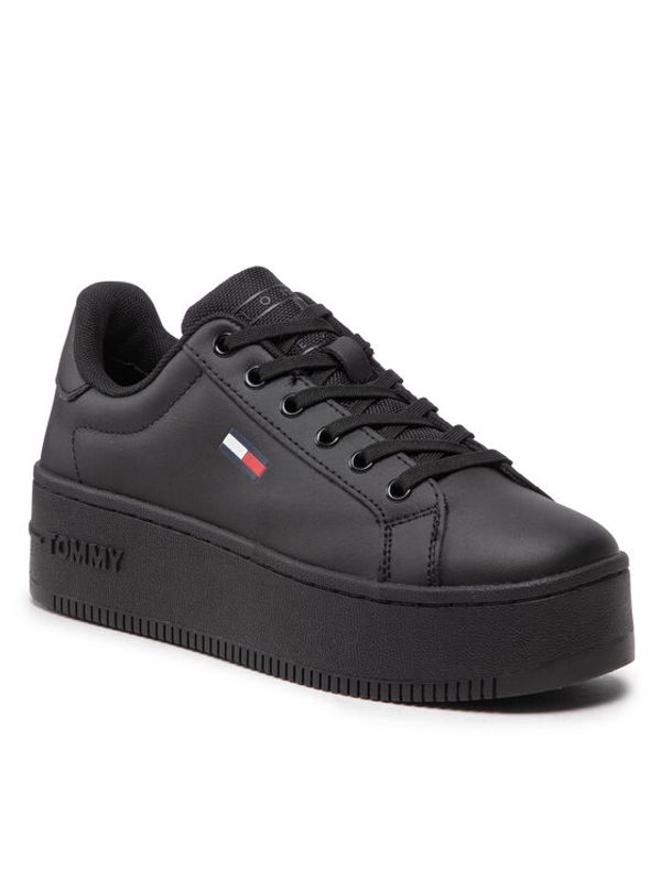Tommy Jeans Tommy Jeans Сникърси Flatform Ess EN0EN02043 Черен