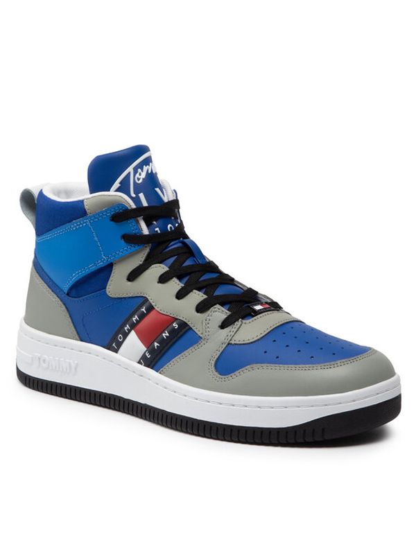 Tommy Jeans Tommy Jeans Сникърси Mid Pop Basket EM0EM01015 Син