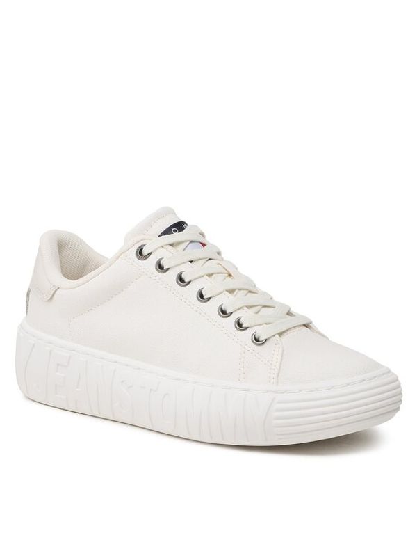 Tommy Jeans Tommy Jeans Сникърси New Cupsole Cnvas Lc EN0EN02171 Екрю
