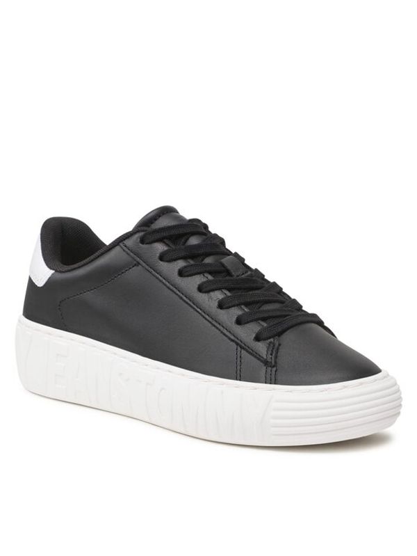 Tommy Jeans Tommy Jeans Сникърси New Cupsole Leather EN0EN02137 Черен