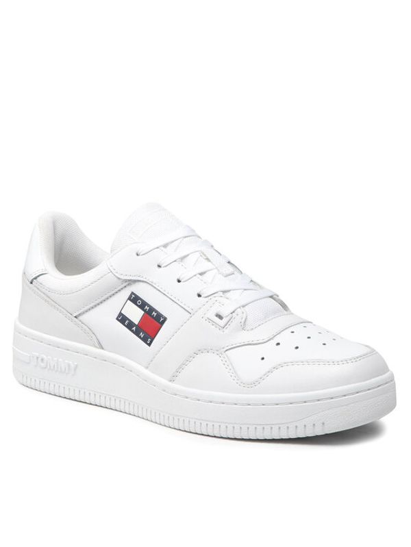 Tommy Jeans Tommy Jeans Сникърси Retro Basket EM0EM00955 Бял