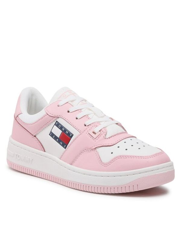 Tommy Jeans Tommy Jeans Сникърси Retro Basket Wmn EN0EN02102 Розов
