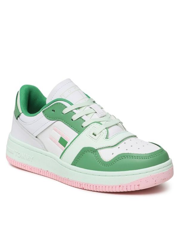 Tommy Jeans Tommy Jeans Сникърси Retro Baskt Lv Susta EN0EN02128 Зелен