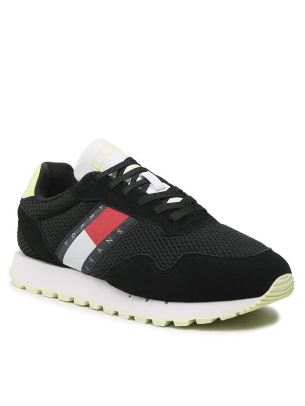 Tommy Jeans Tommy Jeans Сникърси Retro Runner Mesh EM0EM01172 Черен