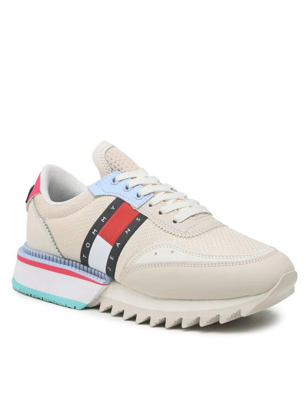 Tommy Jeans Tommy Jeans Сникърси Sneaker Cleated EN0EN02055 Бежов