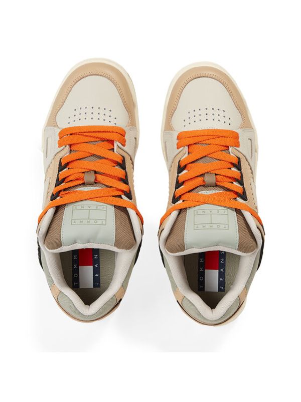 Tommy Jeans Tommy Jeans Сникърси Tjm Leather Skater Tongue EM0EM01260 Бежов