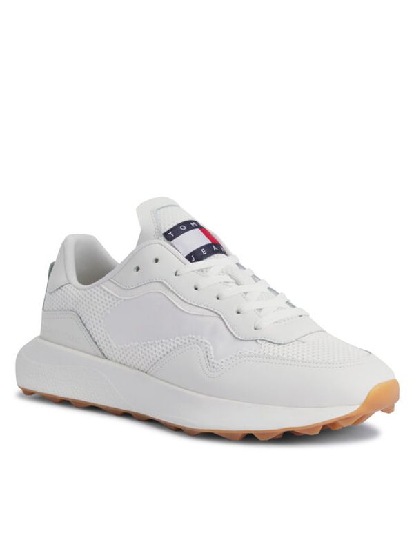 Tommy Jeans Tommy Jeans Сникърси Tjm Runner Mix Material EM0EM01259 Бял