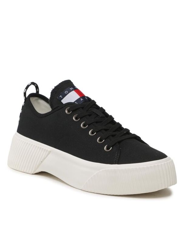 Tommy Jeans Tommy Jeans Сникърси Tjm Vulcanized Platform EM0EM01197 Черен
