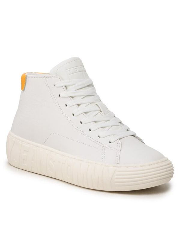 Tommy Jeans Tommy Jeans Сникърси Tjw New Cupsole Leather Mc EN0EN02213 Бял