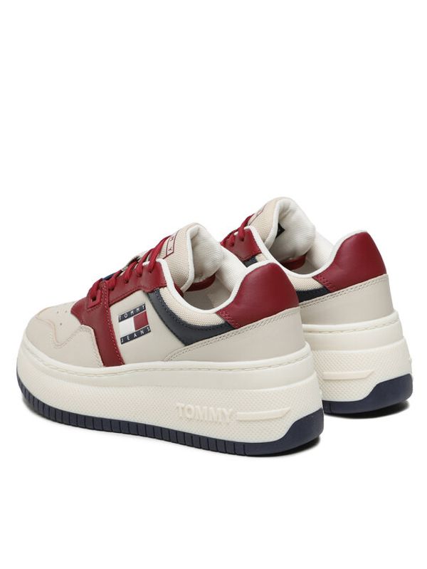Tommy Jeans Tommy Jeans Сникърси Tjw Retro Basket Flatform EN0EN02429 Червен