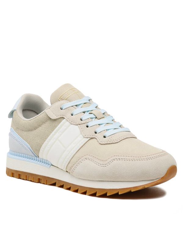 Tommy Jeans Tommy Jeans Сникърси Tjw Retro Runner EN0EN02214 Бежов