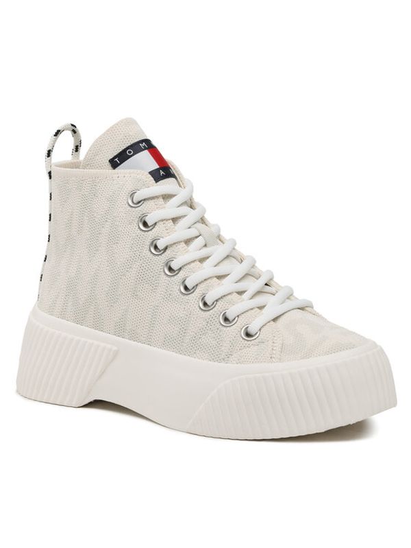 Tommy Jeans Tommy Jeans Сникърси Vulc Knitted Mc EN0EN02141 Екрю