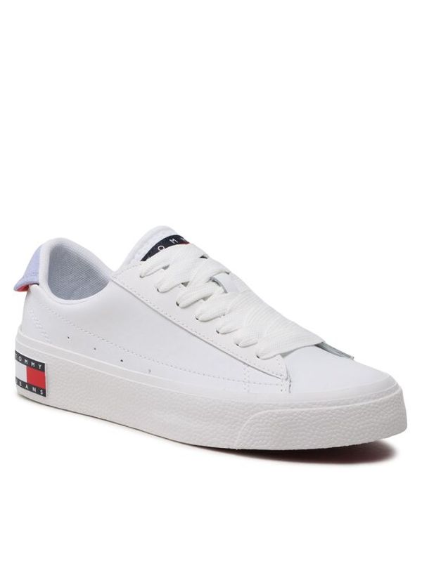 Tommy Jeans Tommy Jeans Сникърси Vulcanized Leather EN0EN02030 Бял