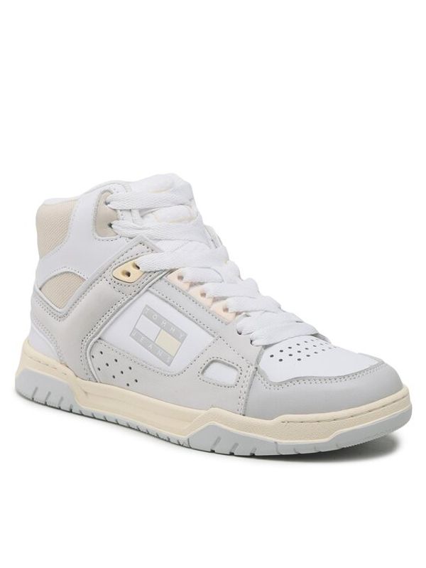 Tommy Jeans Tommy Jeans Сникърси Wmn Skate Mid EN0EN02027 Бял
