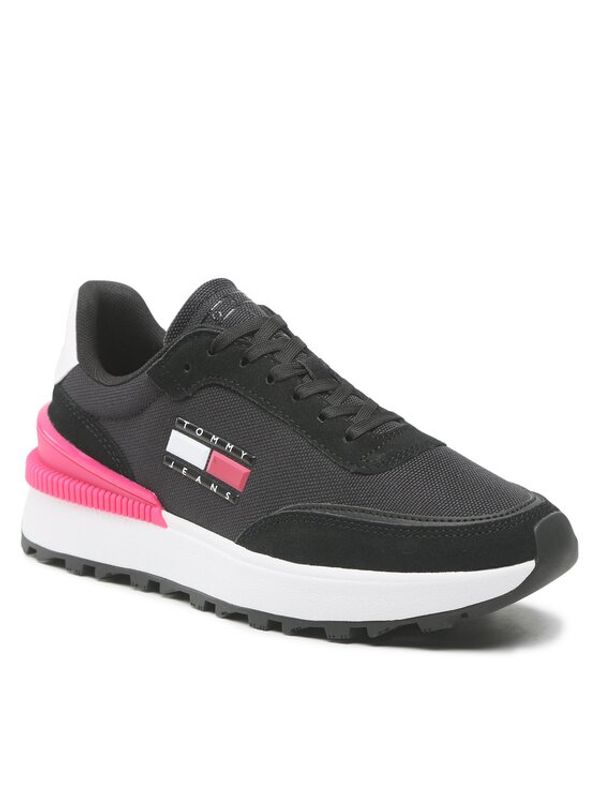 Tommy Jeans Tommy Jeans Сникърси Wmn Tech Runner EN0EN02028 Черен