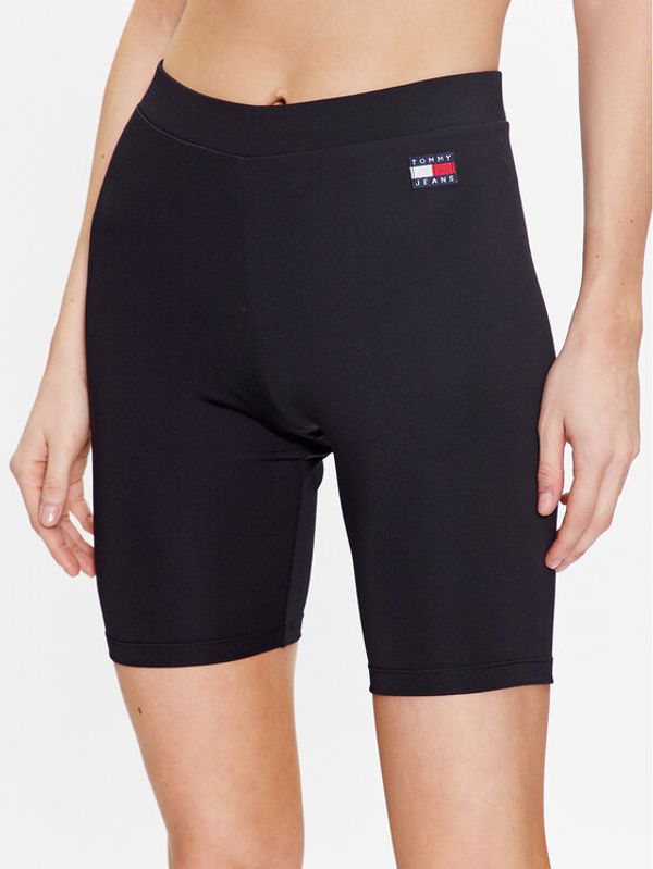 Tommy Jeans Tommy Jeans Спортни шорти Badge DW0DW15379 Черен Slim Fit