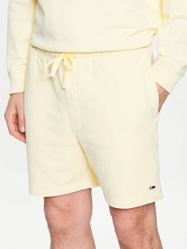 Tommy Jeans Tommy Jeans Спортни шорти Collegie DM0DM16331 Жълт Regular Fit
