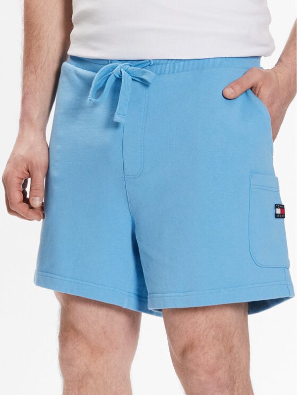 Tommy Jeans Tommy Jeans Спортни шорти DM0DM16330 Син Regular Fit