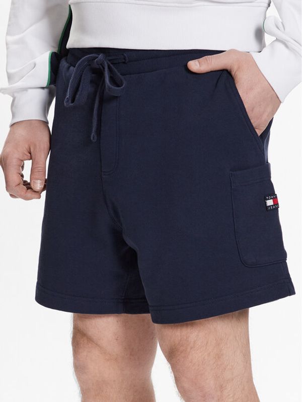 Tommy Jeans Tommy Jeans Спортни шорти DM0DM16330 Тъмносин Regular Fit