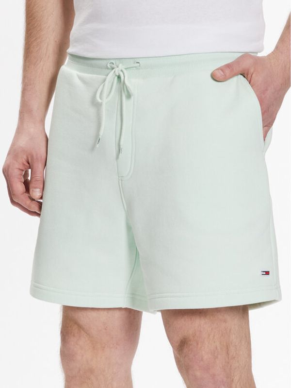 Tommy Jeans Tommy Jeans Спортни шорти DM0DM16333 Зелен Regular Fit