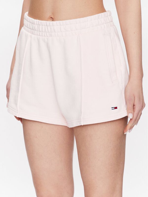 Tommy Jeans Tommy Jeans Спортни шорти DW0DW12626 Розов Regular Fit