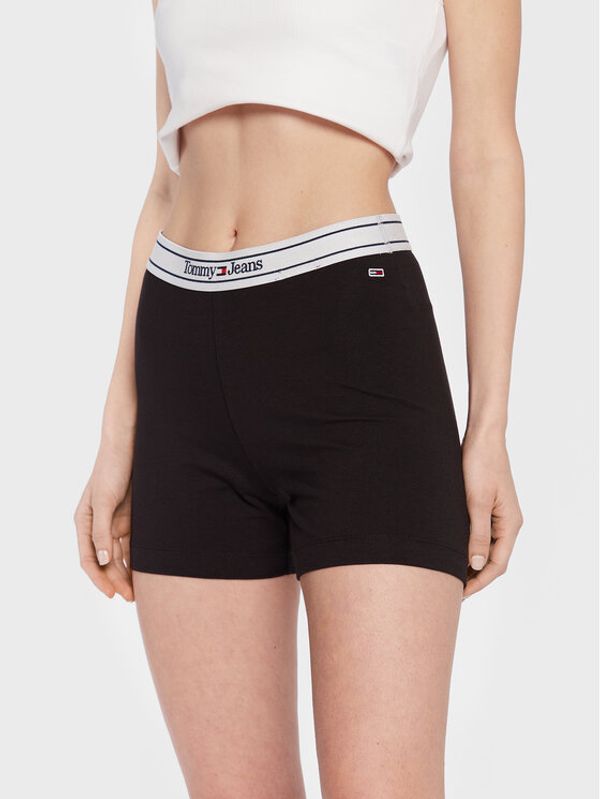 Tommy Jeans Tommy Jeans Спортни шорти DW0DW15023 Черен Slim Fit