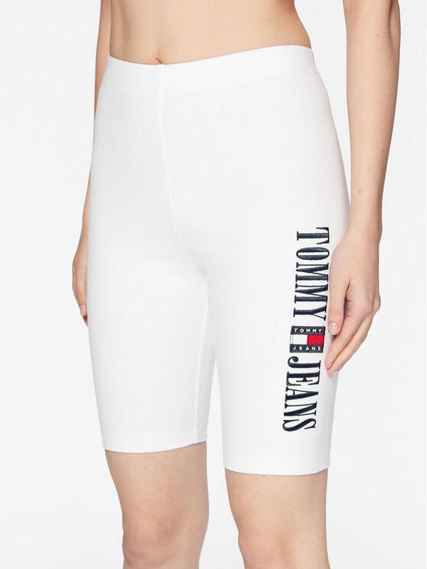 Tommy Jeans Tommy Jeans Спортни шорти DW0DW15643 Бял Slim Fit