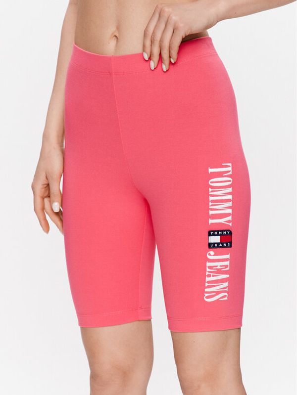 Tommy Jeans Tommy Jeans Спортни шорти DW0DW15643 Розов Slim Fit