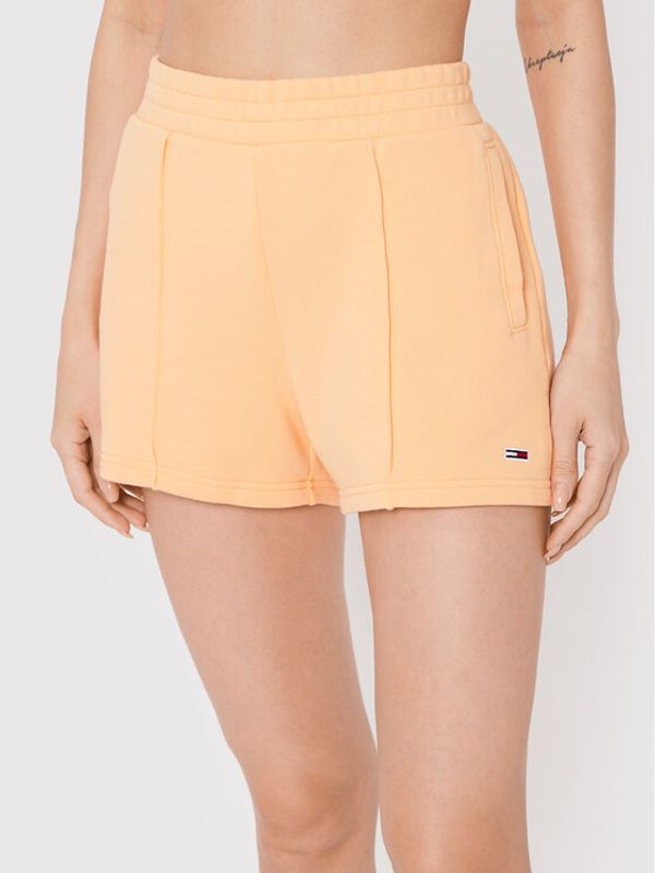 Tommy Jeans Tommy Jeans Спортни шорти Essential DW0DW12626 Оранжев Regular Fit