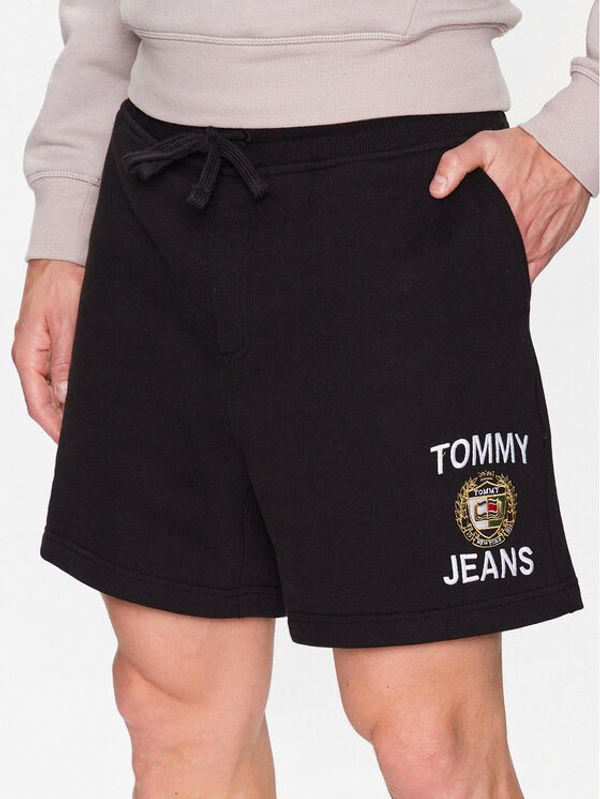 Tommy Jeans Tommy Jeans Спортни шорти Luxe DM0DM16424 Черен Regular Fit