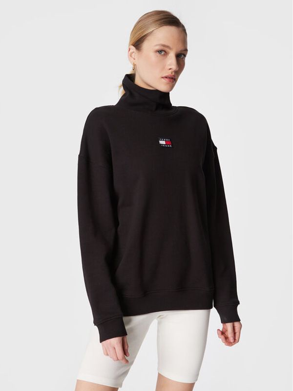 Tommy Jeans Tommy Jeans Суитшърт Badge DW0DW14855 Черен Oversize