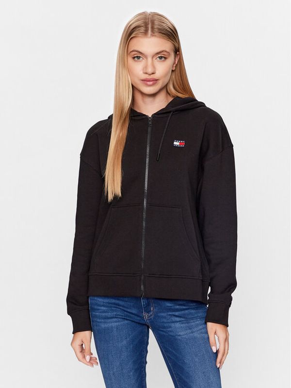 Tommy Jeans Tommy Jeans Суитшърт Badge DW0DW15748 Черен Relaxed Fit