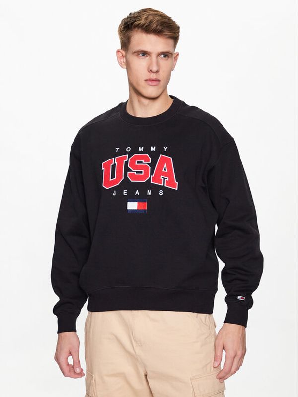 Tommy Jeans Tommy Jeans Суитшърт Boxy Modern DM0DM16362 Черен Regular Fit