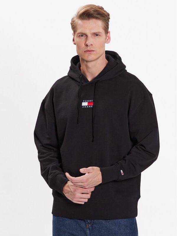 Tommy Jeans Tommy Jeans Суитшърт College DM0DM16384 Черен Relaxed Fit