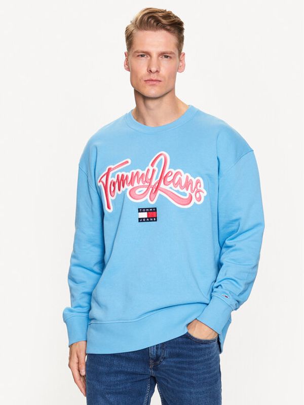 Tommy Jeans Tommy Jeans Суитшърт DM0DM16383 Син Relaxed Fit