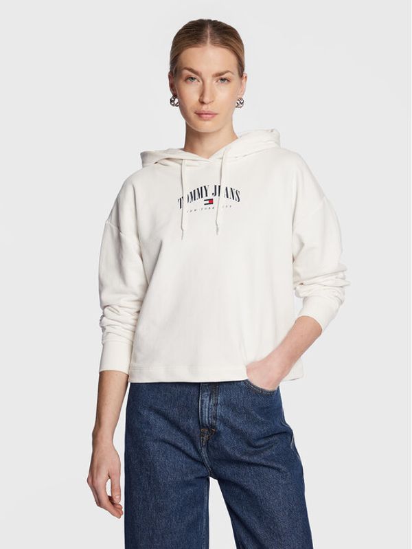 Tommy Jeans Tommy Jeans Суитшърт DW0DW14852 Бял Regular Fit