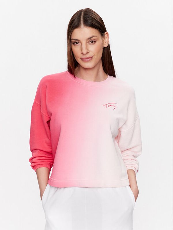 Tommy Jeans Tommy Jeans Суитшърт DW0DW15427 Розов Relaxed Fit