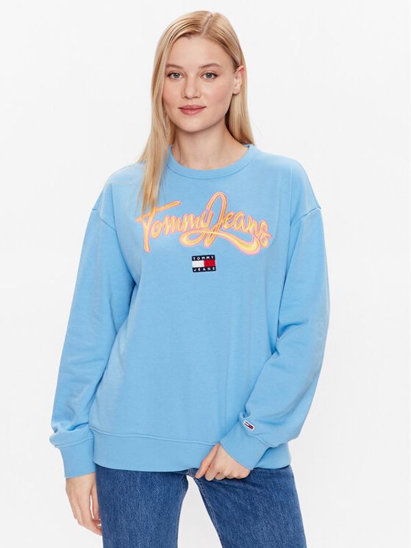 Tommy Jeans Tommy Jeans Суитшърт DW0DW15428 Син Relaxed Fit