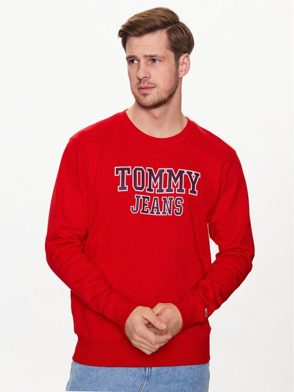 Tommy Jeans Tommy Jeans Суитшърт Entry Graphic Crew DM0DM16366 Червен Regular Fit